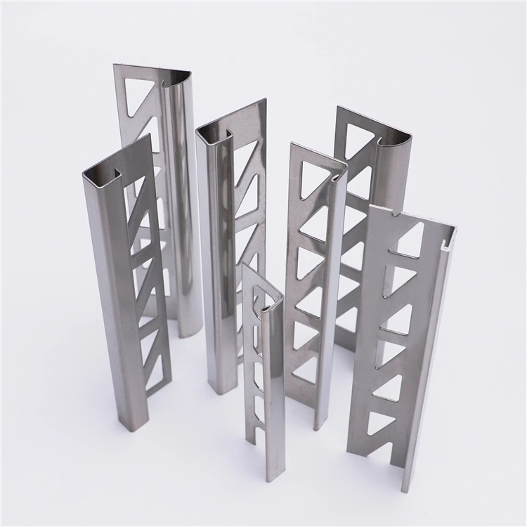 Factory Custom High quality/High cost performance  Wall Protector Metal Stainless Steel Tile Trim Corners