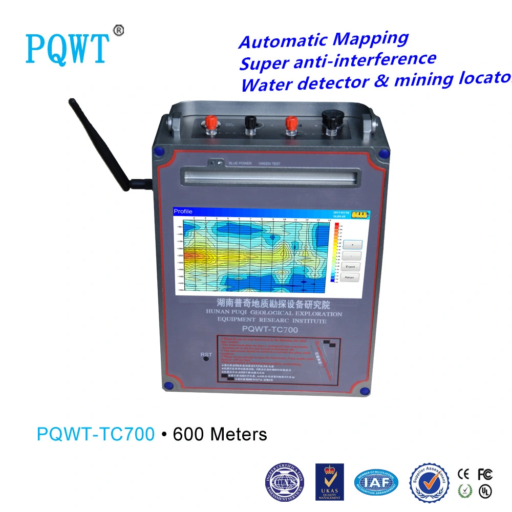 Encontrar rápidamente el agua! Pqwt-Tc700 Detector de agua subterráneas profundas buscador de agua de 700 m.