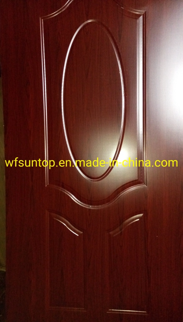 High quality/High cost performance Glossy Melamine HDF/MDF Moulded Door Skin