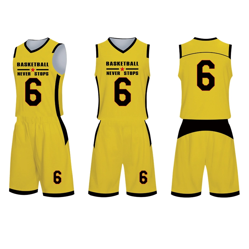 Best Quality Custom Basketball Uniform Wholesale/Supplier Practice Basketball Wear in Stock European Basketball Jerseys