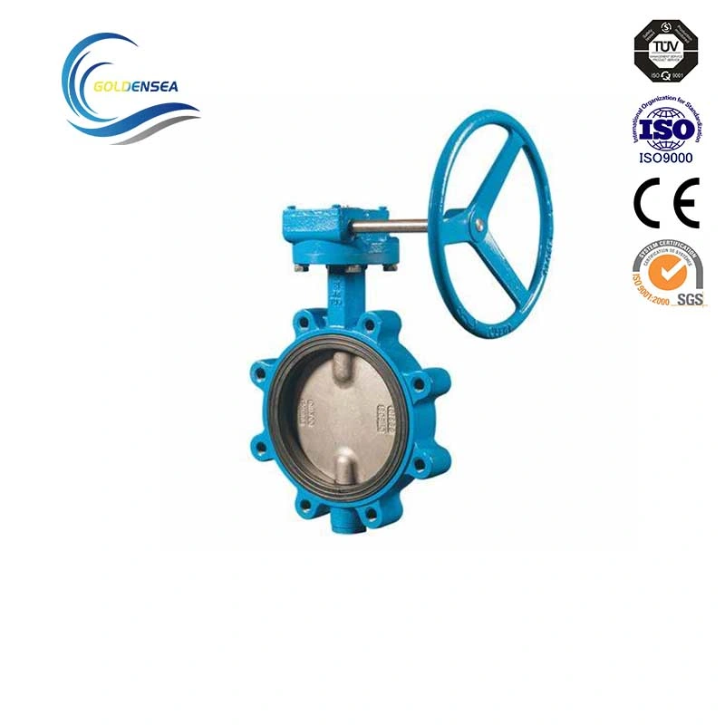 Pn16 Standard Cast Steel Wafer EPDM Control Butterfly Valve Pn16