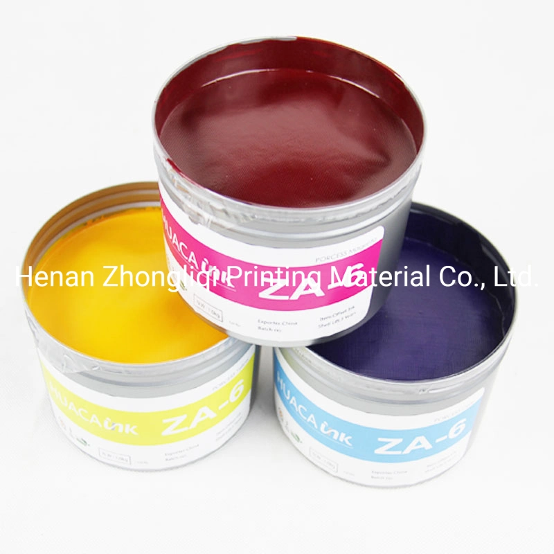 Zhongliqi Art Paper Pigment Ink Blatt Fed Offset Ink