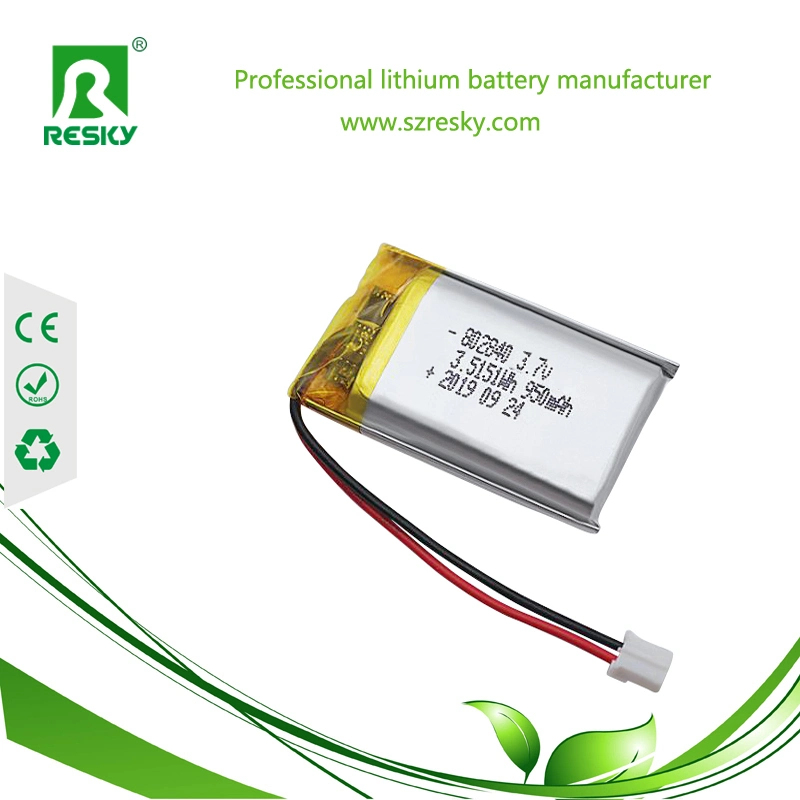 3.7V Li-ion 850mAh Battery Lipo Battery Cell Prismatic Size 513048