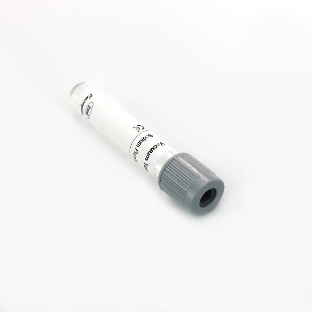 Siny Medical Supply Glass or Plastic Sodium Fluoride Blood Collection Tube