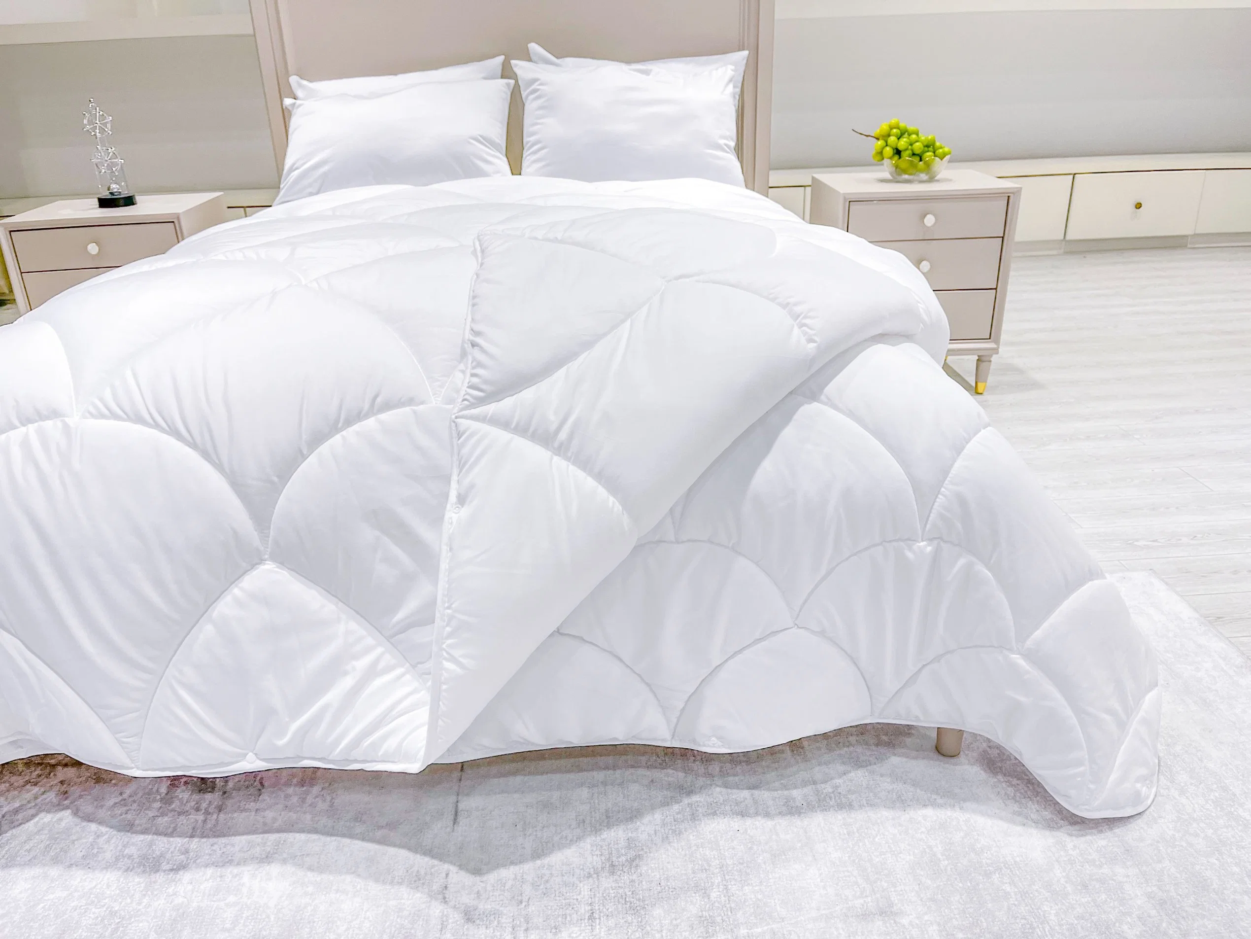 Reversible Queen Size Natural Bed Custom Design Microfiber Wholesale/Supplier Lyocell All-Season Quilt