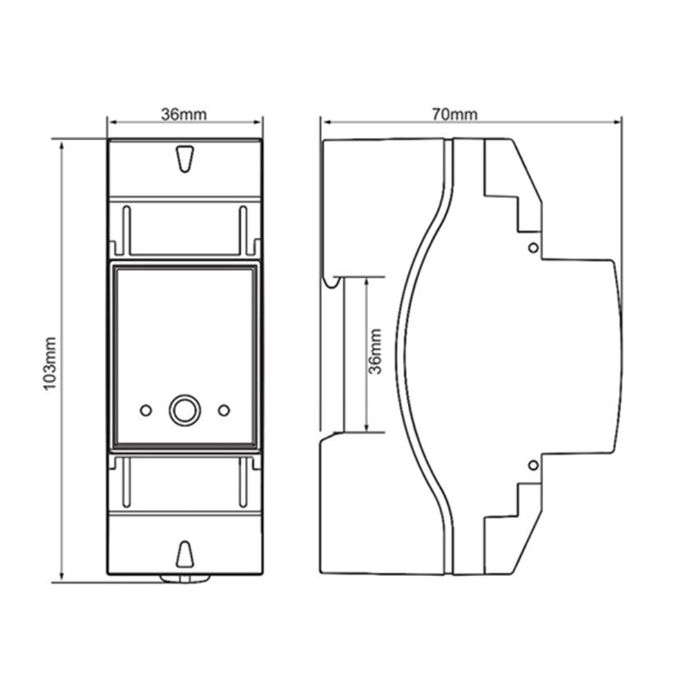 New Arrival Single-Phase Smart Energy Meter with WiFi DIN Rail