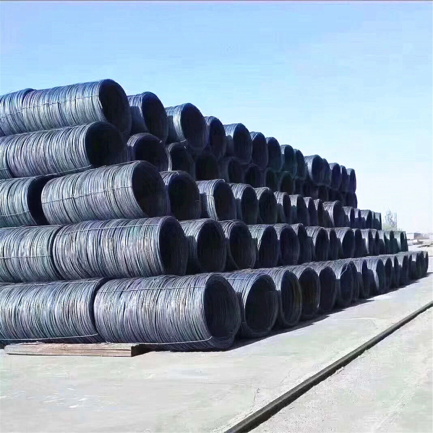 High Carbon Steel Wire Rod Swrh77b, Swrh82b and Other Grade PC Prestressed Cable