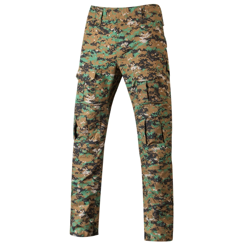 G2 Frog Outdoor Sports Army Style Au Camo Pattern 65/35 Polyester/Cotton Men&prime; S Hunting Tactical Military Style Rip-Stop Trousers