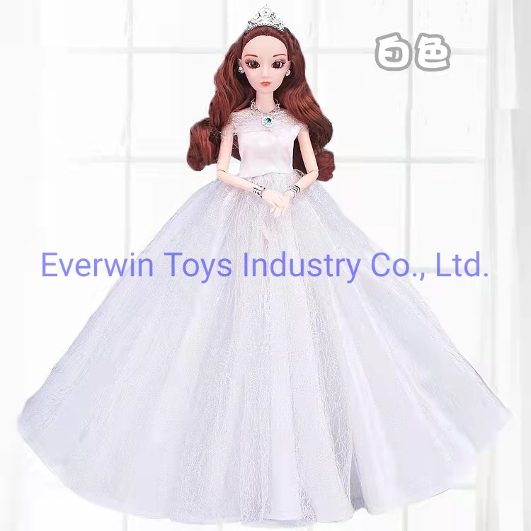 Plastic Toy Christmas Gift Doll Wedding Dress Clothes for 1/6 Doll