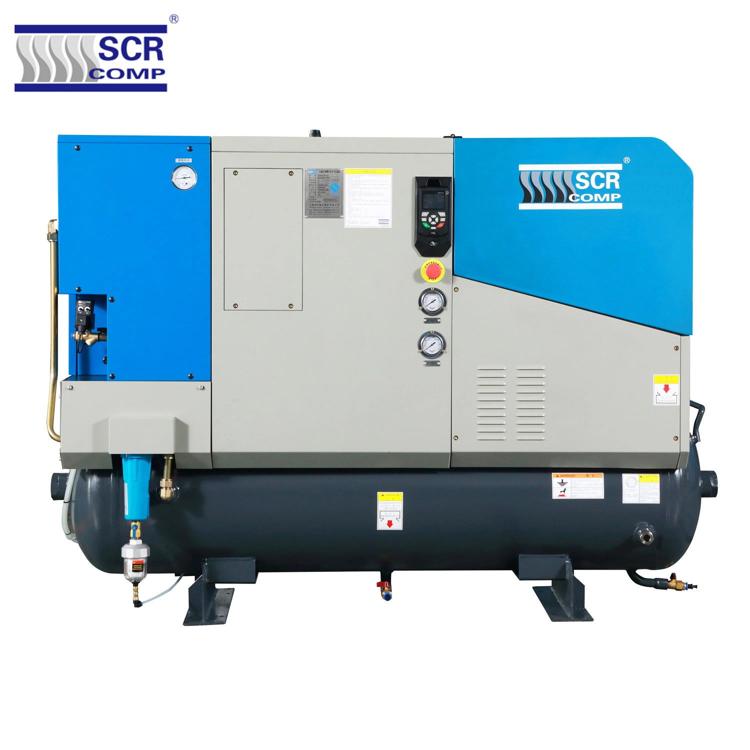 Oil Cooling Pm Motor Special Screw Air Compressor with Air Dryer for Laser Cutting (SCR20CPM)