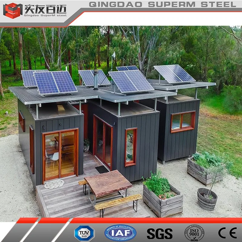 China Direct Price Light Steel Prefab Shipping Container House for Bar Restaurant Retail Store