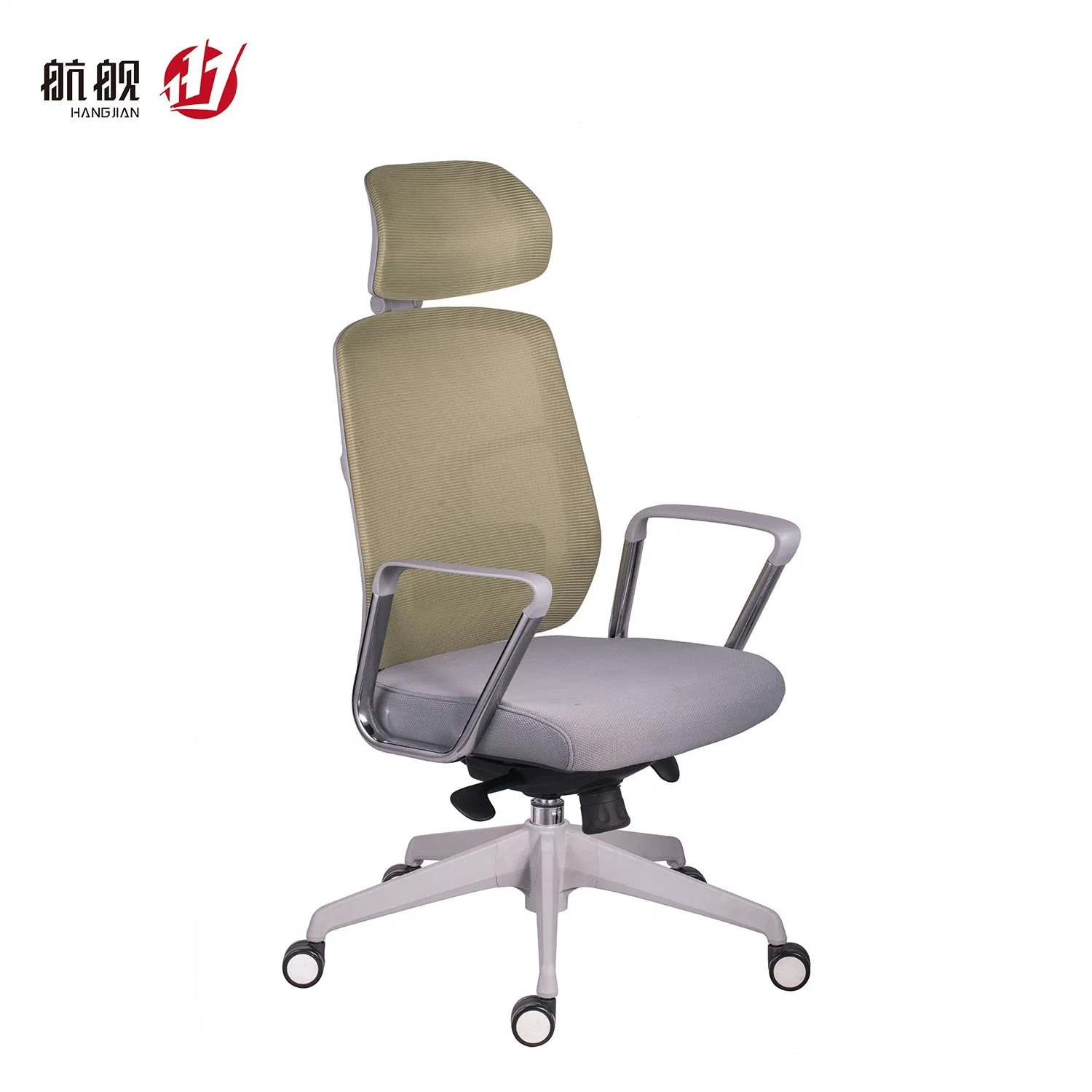 Simple Mesh Computer Fixed Plastic Armrest Ergonomic Swivel Office Chair Wholesale/Supplier