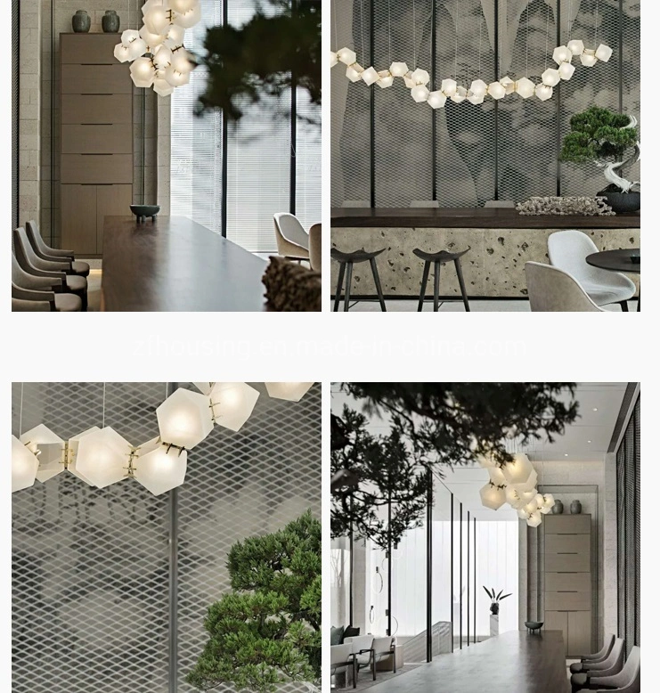 L'intérieur lustre personnalisé LED lampe pendante du Corridor de l'éclairage de la poignée de couloir Zf-Cl-089