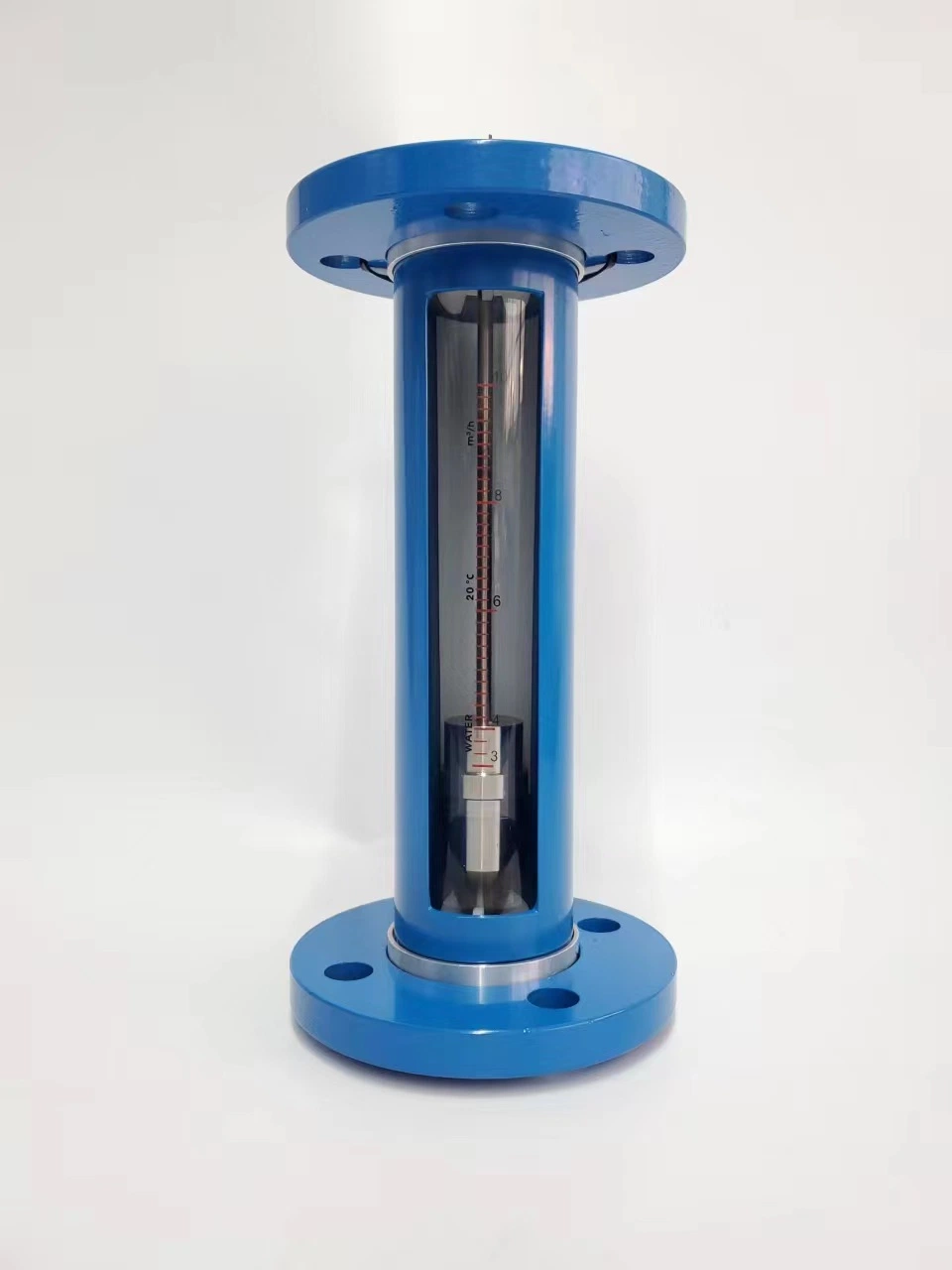 Lzb Glass Flow Meter for Liquid and Gas Glass Rotameter Flange