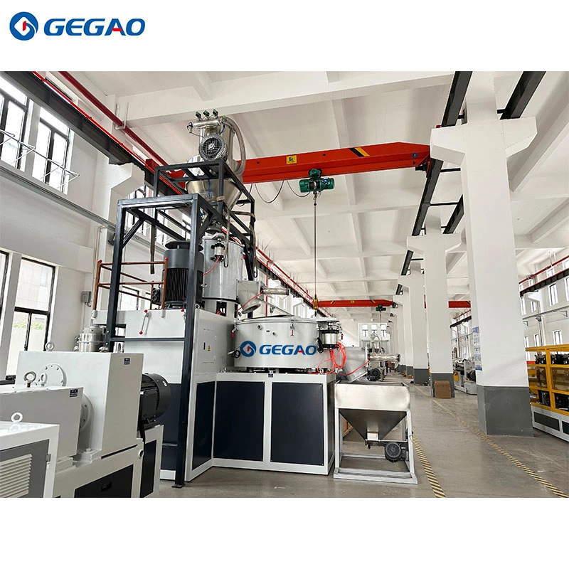 Screw Feeder PVC Powder Plastic Extruder Machinery Pellet Price of Plastic Pelletizing Machine PP PE Pelletizer Production Line