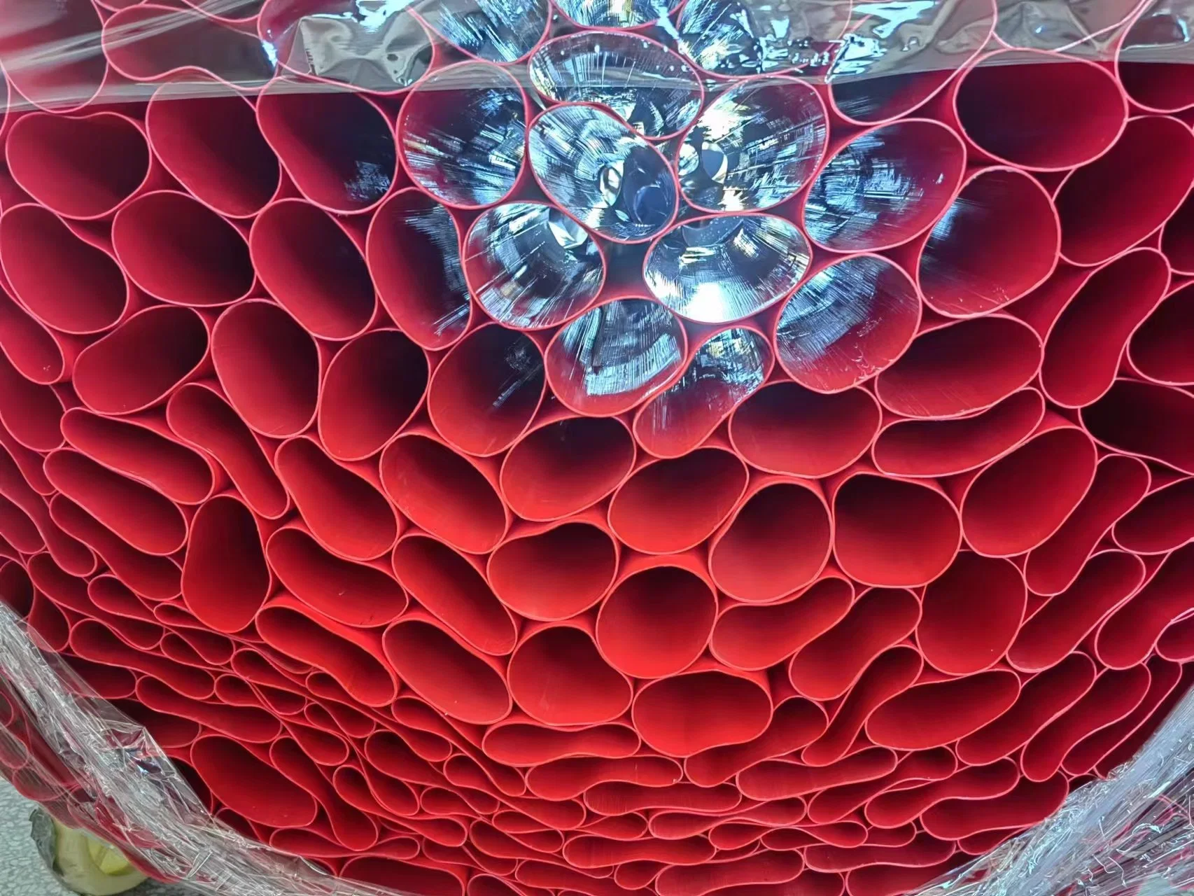 Tubo termorretráctil adhesivo de pared mediana rojo