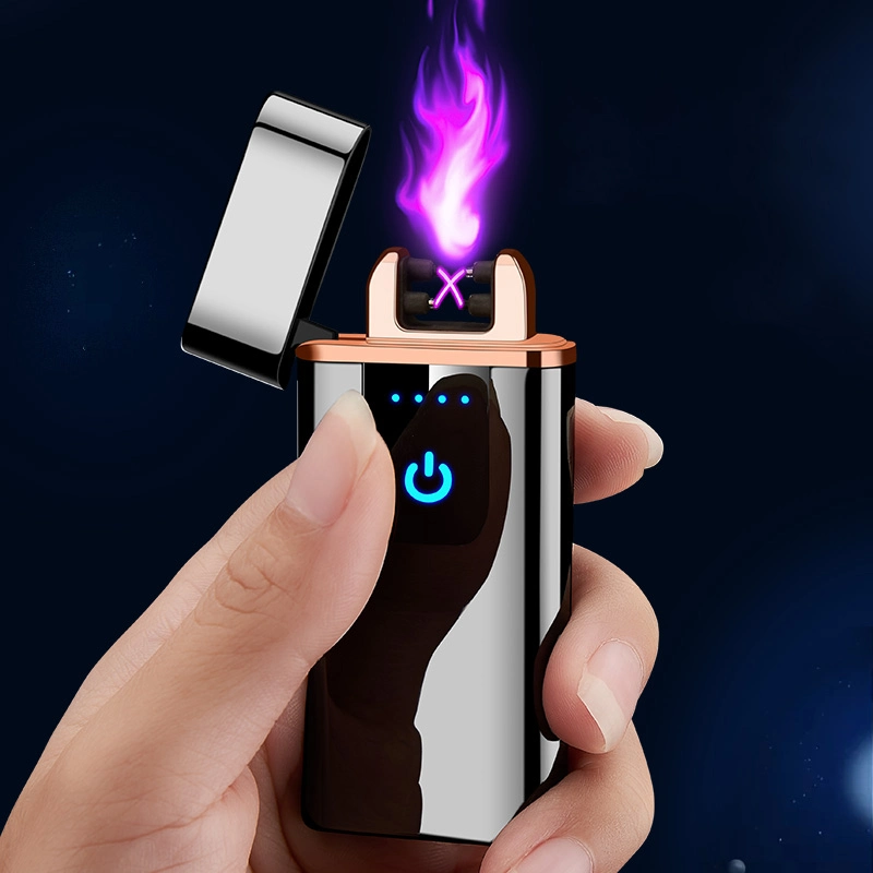 Encendedor de cigarrillos eléctrico USB innovador con logotipo.