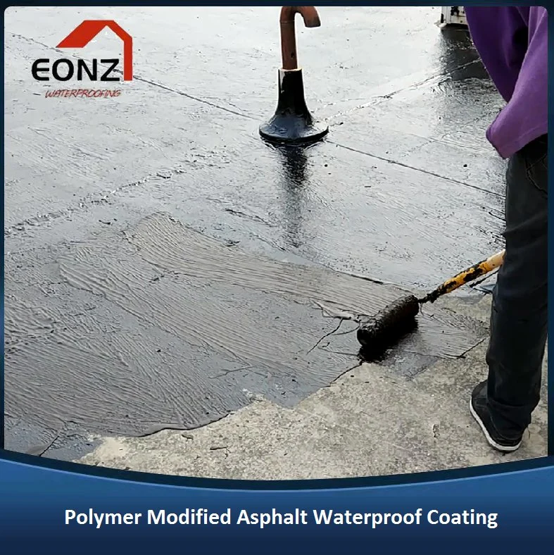 Modified Asphalt Coating for Waterproofing