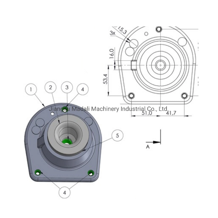 82491440 montaje de columna para FIAT Palio Siena Strada idea Doblo