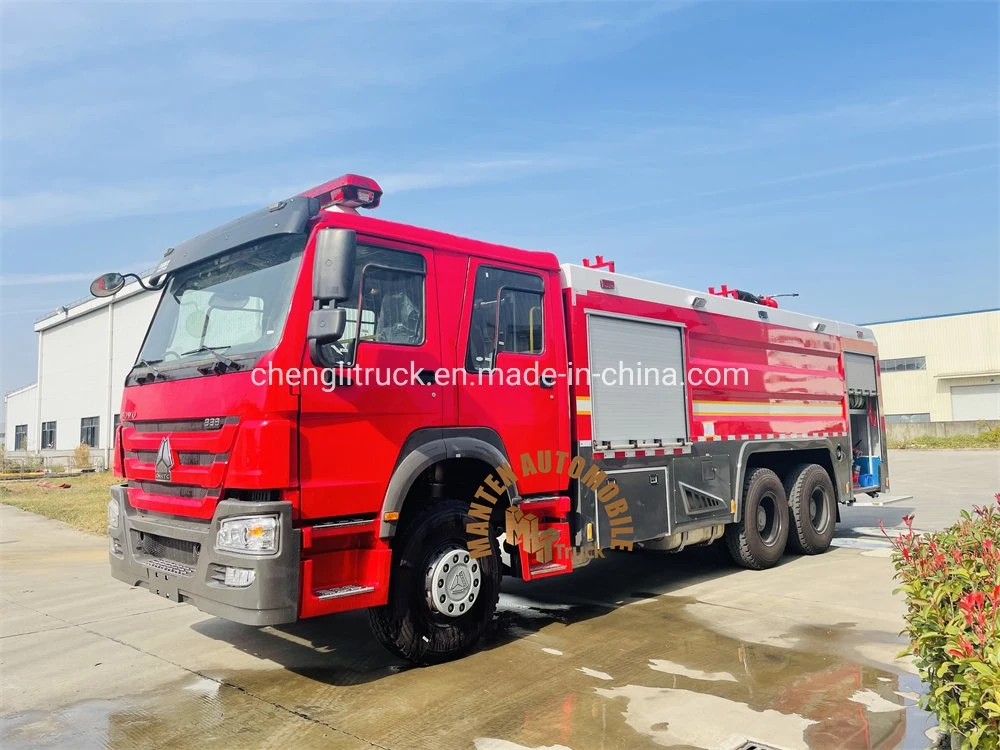 HOWO 6X4 10000 Liters 12000 Liters 14000 Liters Fire Engine for Mine Use