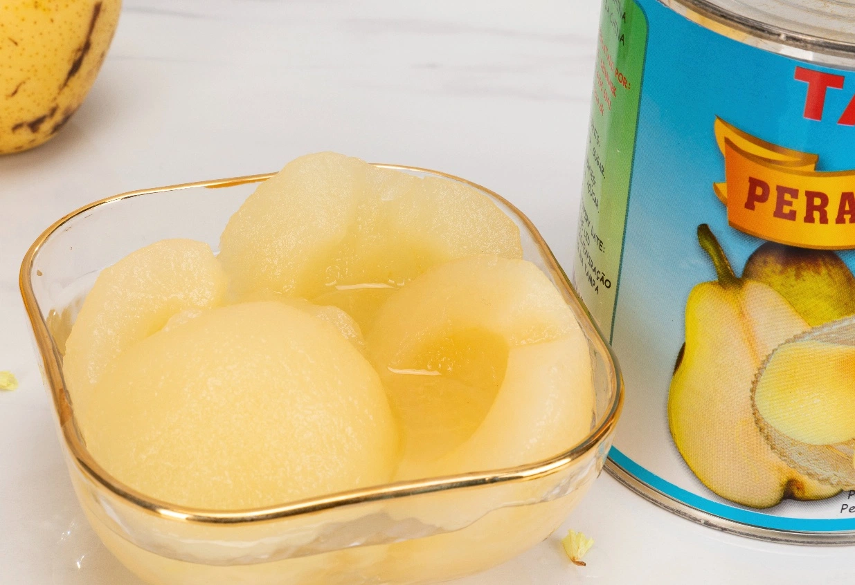 Fresh Fruit Canned Snow Pear Halves 800g with OEM