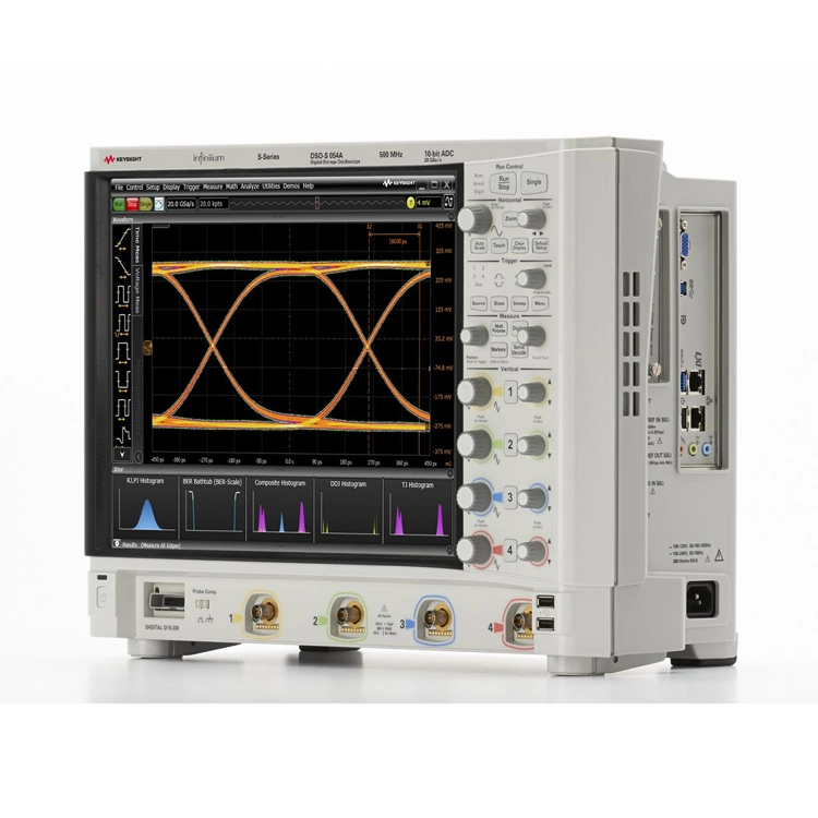 Osciloscopio Agilent / Keysight de Dsos604A 6 GHz de memoria de 10 bits analógico a digital Convertidor