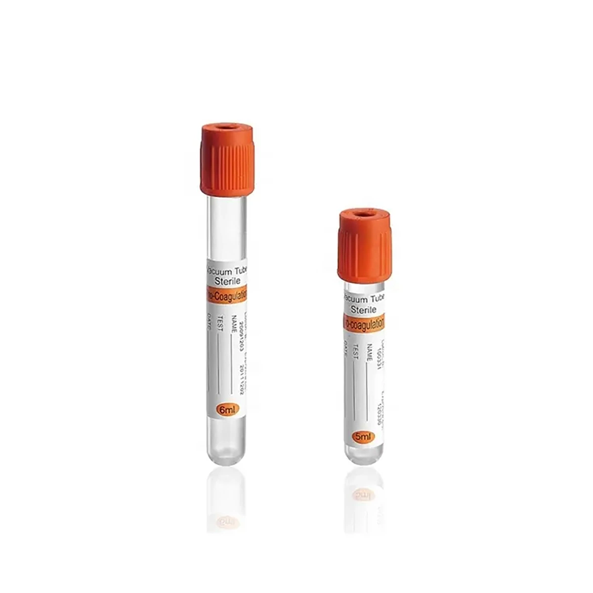 0.5ml K2 EDTA Lithium Heparin Micro Medical Blood Sample Collection Tubes with Purple Screw Lid