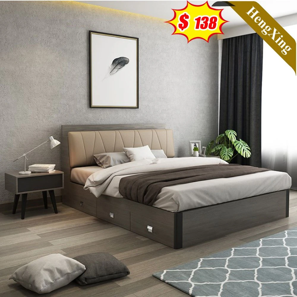 Furniture Modern Master Bedroom Double Bed Simple Modern Bedroom Bed