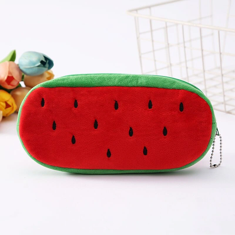 Cute Cartoon Animal Plush School Children Pencil Case Pen Bags