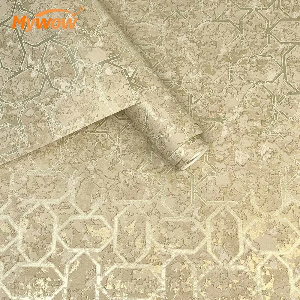 Chinese Wholesale Manufacturer Light Dark Color on Sale Non-Woven Wallpaper