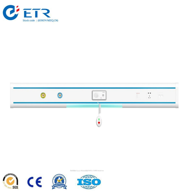 Customized Aluminum Alloy Hospital Ward Bed Head Unit