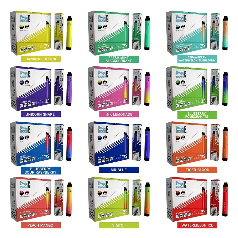 New Arrival Randm Tornado 600 Puff Tpd Disposable E Cigarette