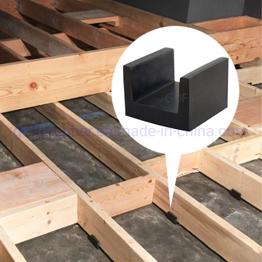 High quality/High cost performance Wooden Channel EPDM Rubber Floor Rsic Joist Isolator Clip