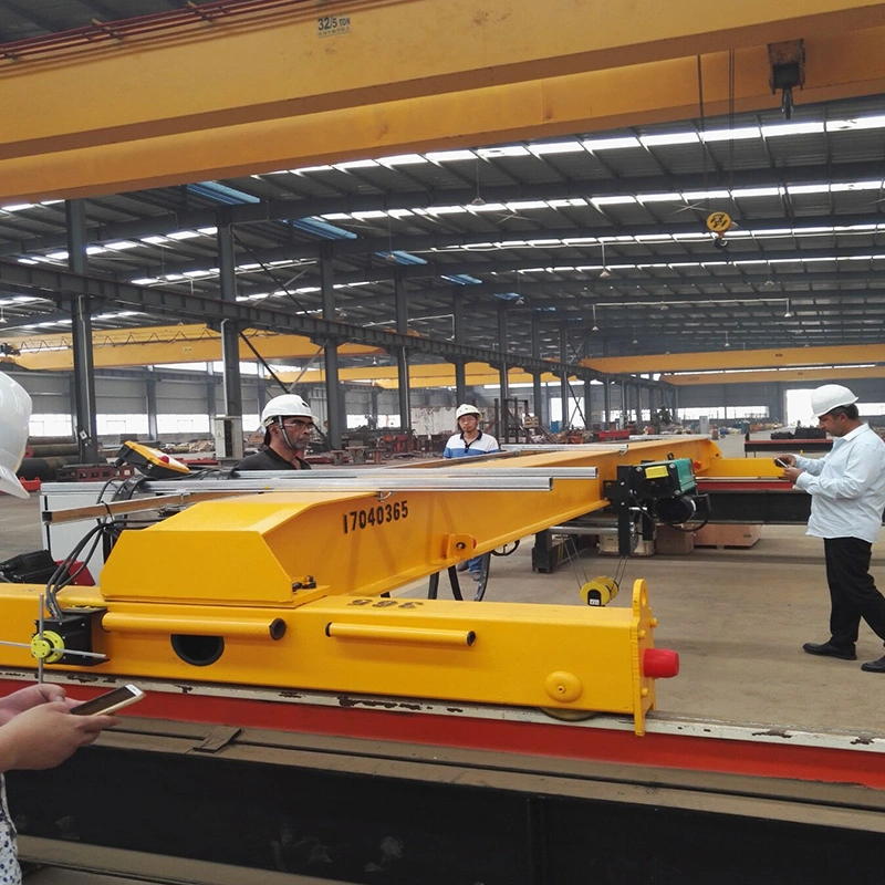 Factory Workshop Euro Vf 2 3 5 8 10 16 20 25 100 Ton Single Double Girder Beam Eot Overhead Bridge Crane