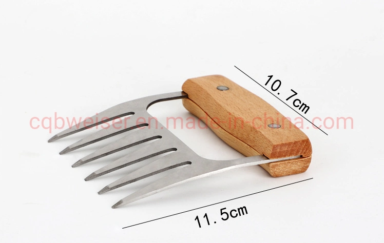 BBQ Stainless Steel Meat Divider Bear Claw Cooked Meat Tearer