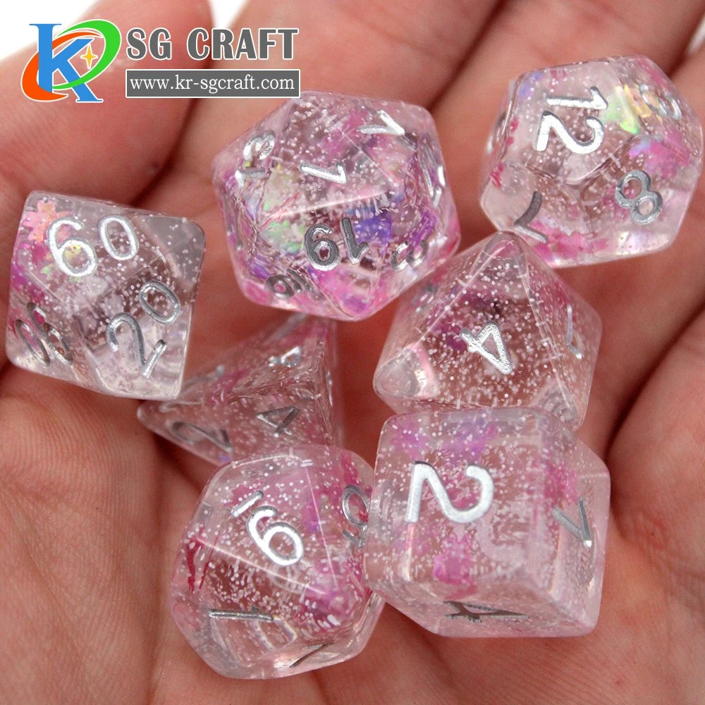 Hot Sell New Type Resin Dice Set No MOQ