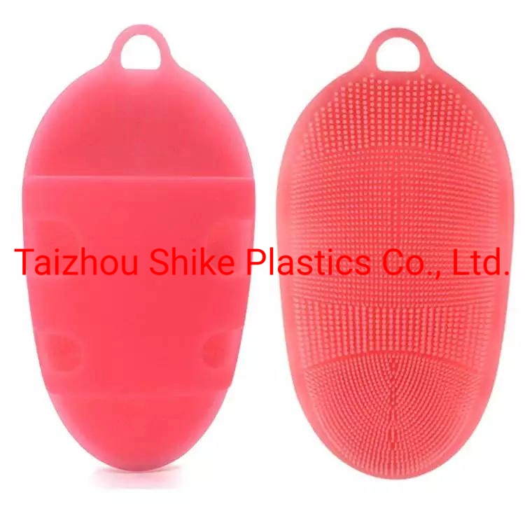 Portable Mini Facial Cleaning Mat Pad Scrubber Silicone Face Cleansing Brush