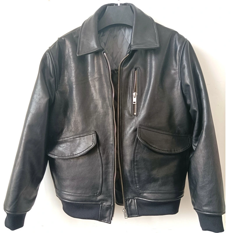 Bomber Clothes Windbreak Varsity Real Leather Garments Blazer Jackets Clothing