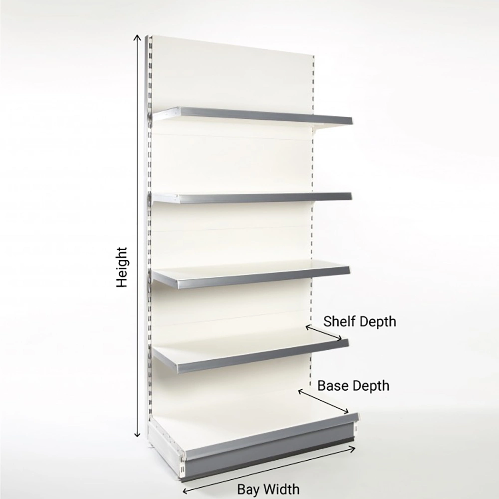 Efficient Supermarket Shelving Tegometall Compatible Shelving for Retail Spaces