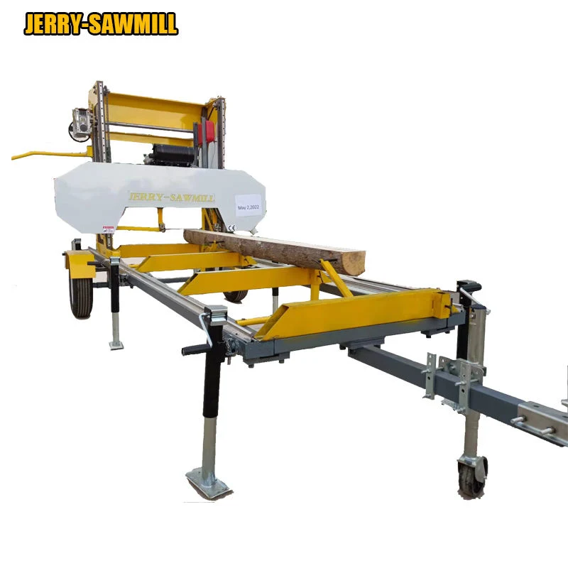 New Log Cutting Diesel Portable Horizontal Band Saw Mill Woodworking Machinery Full Automatic CNC Band Sawing Machine