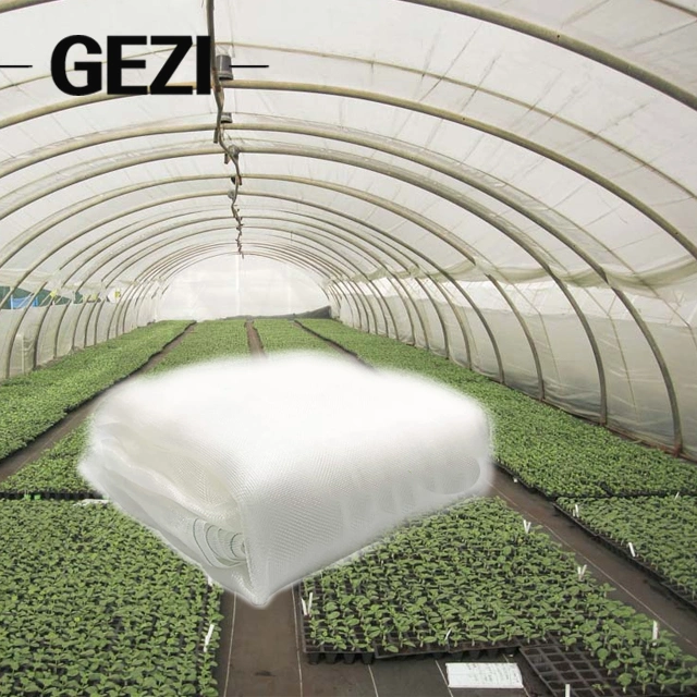 White Plastic Agriculture 65% Agricultural Insect Proof Protection Netting Repellent Repel Net Istyal Impregnated