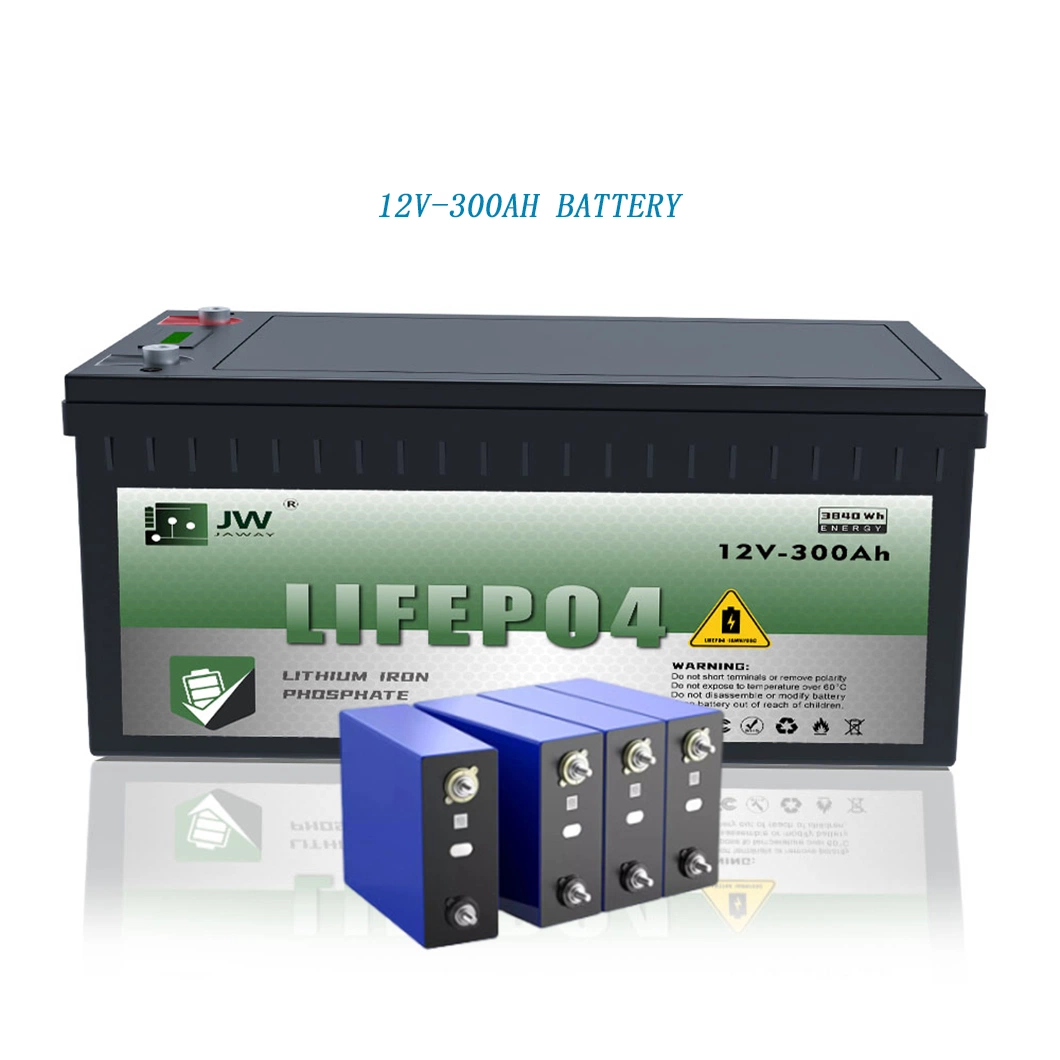 12V 300ah Deep Cycle Rechargeable LiFePO4 UPS Inverter Electric Car Battery