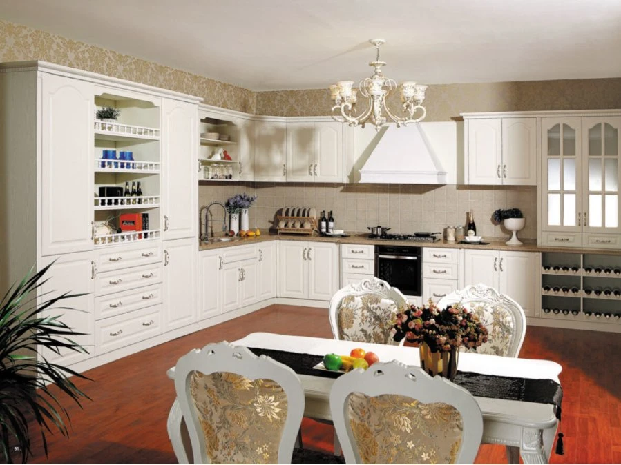 Modern Design (V2-K001) Kitchen Cabinets for Apartment Project