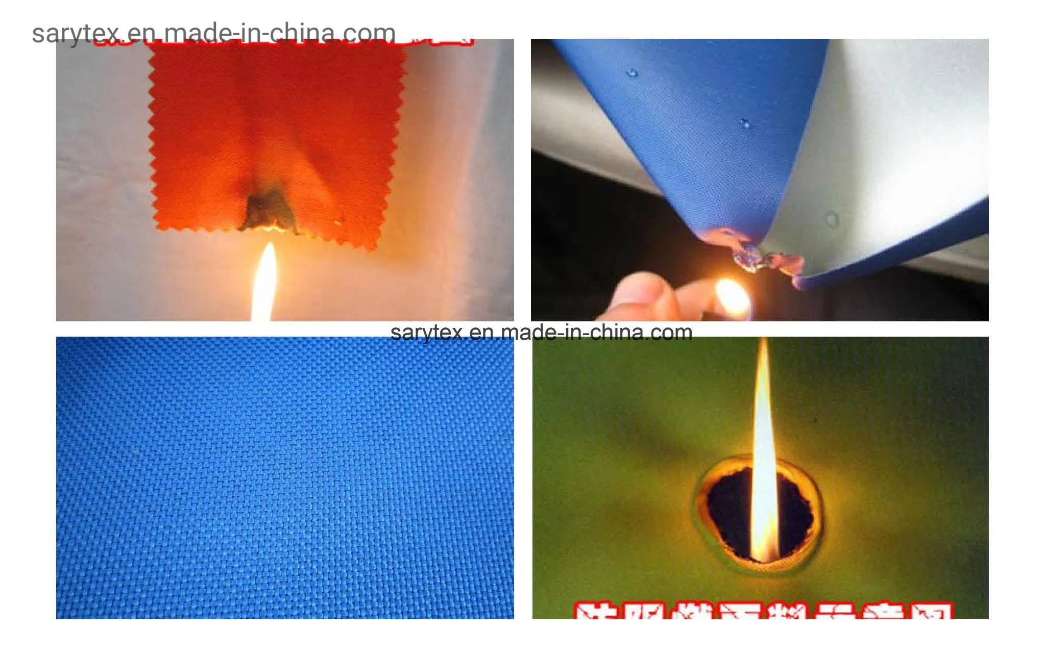 Fire Retardent Nylon Coating Oxford Fabric for Industry