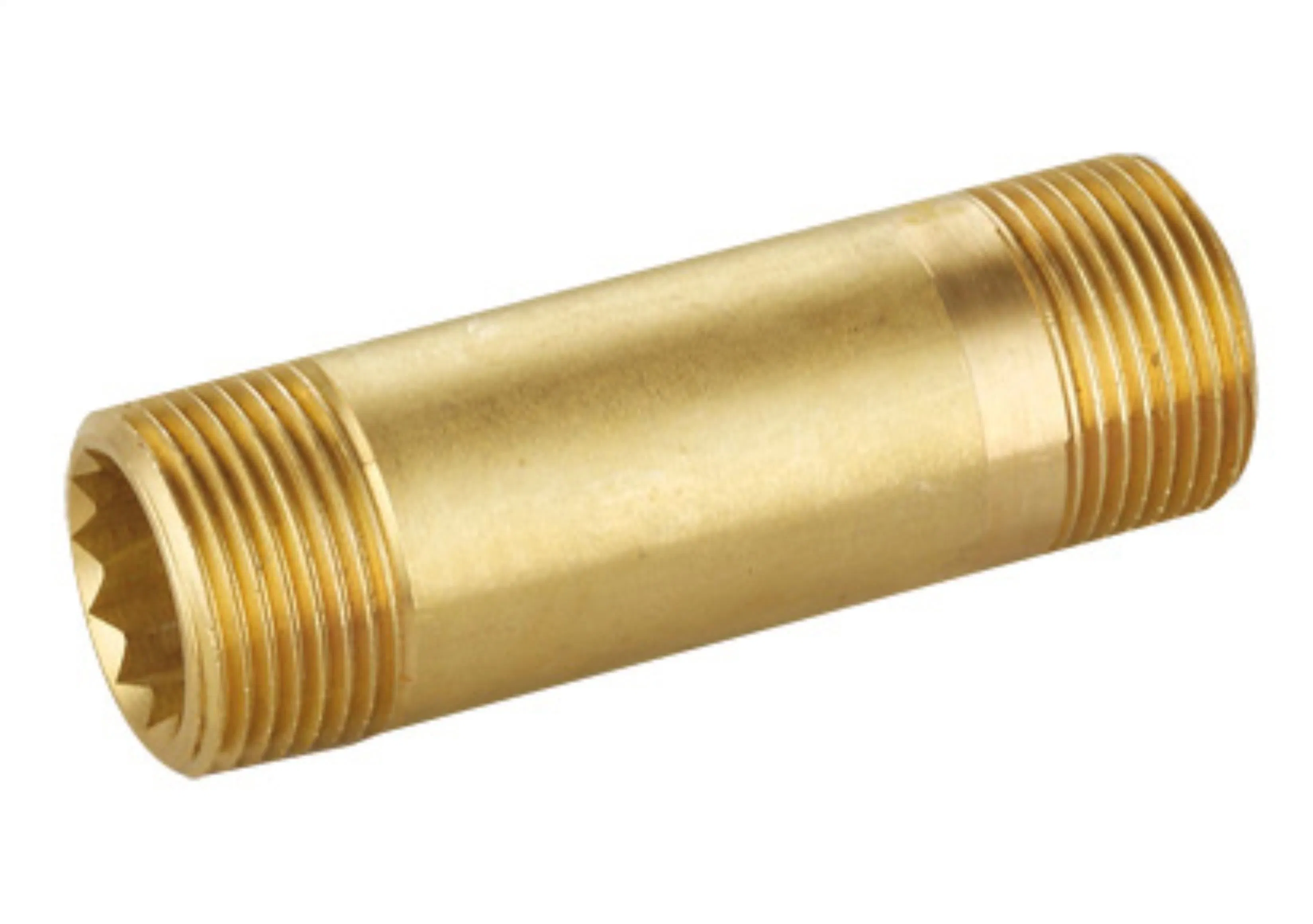 Brass Screw Fitting for Plumbing Extension Fitting M/M Thread
