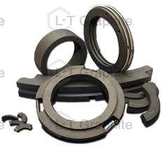 Graphite Mechanical Seal Rings / Gaskets Used to Seal Gases in High Temperature