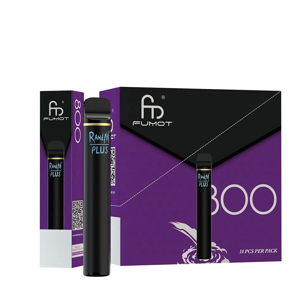 Original Randm Plus Disposable/Chargeable E Cigarette 800 Puffs 3,2ml Pre-llenado 500mAh batería de energía Vapes Pen Starter Kit auténtico al por mayor