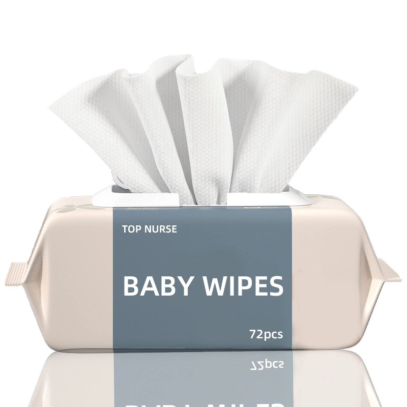 Small Packed Portable Hypoallergenic Pure Water Newborn Baby Wipes