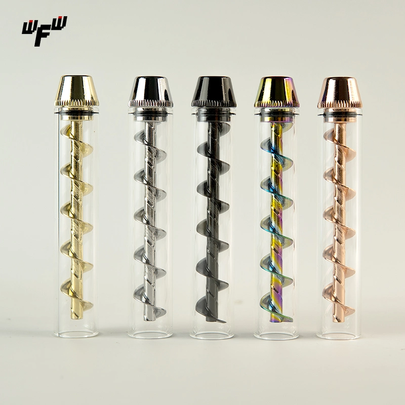 V12 Custom Logo Twisty Blunt Pipe Set for Men Women Adults