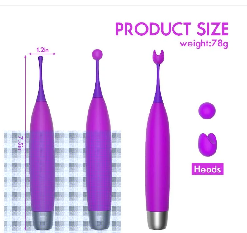 Best Design Mini Pen Female Vibrator Magic Multi-Speed Wireless Sex Toys Wand Massager